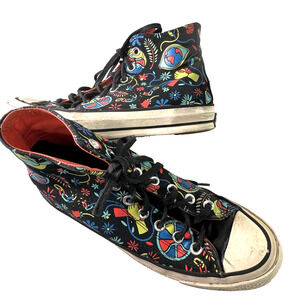 Converse All Stars Chuck Taylor Peace & Unity Black Unisex Men 7.5 Women 9.5